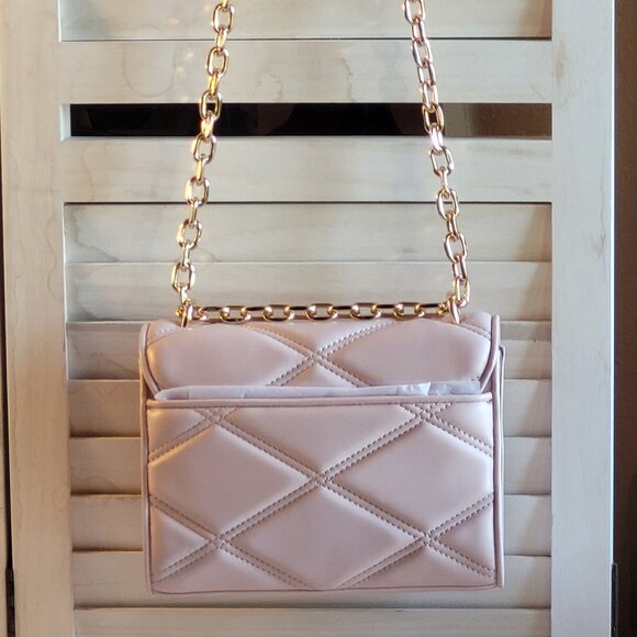 Michael Kors Pink Quilted Crossbody Bag - Picture 9 of 10